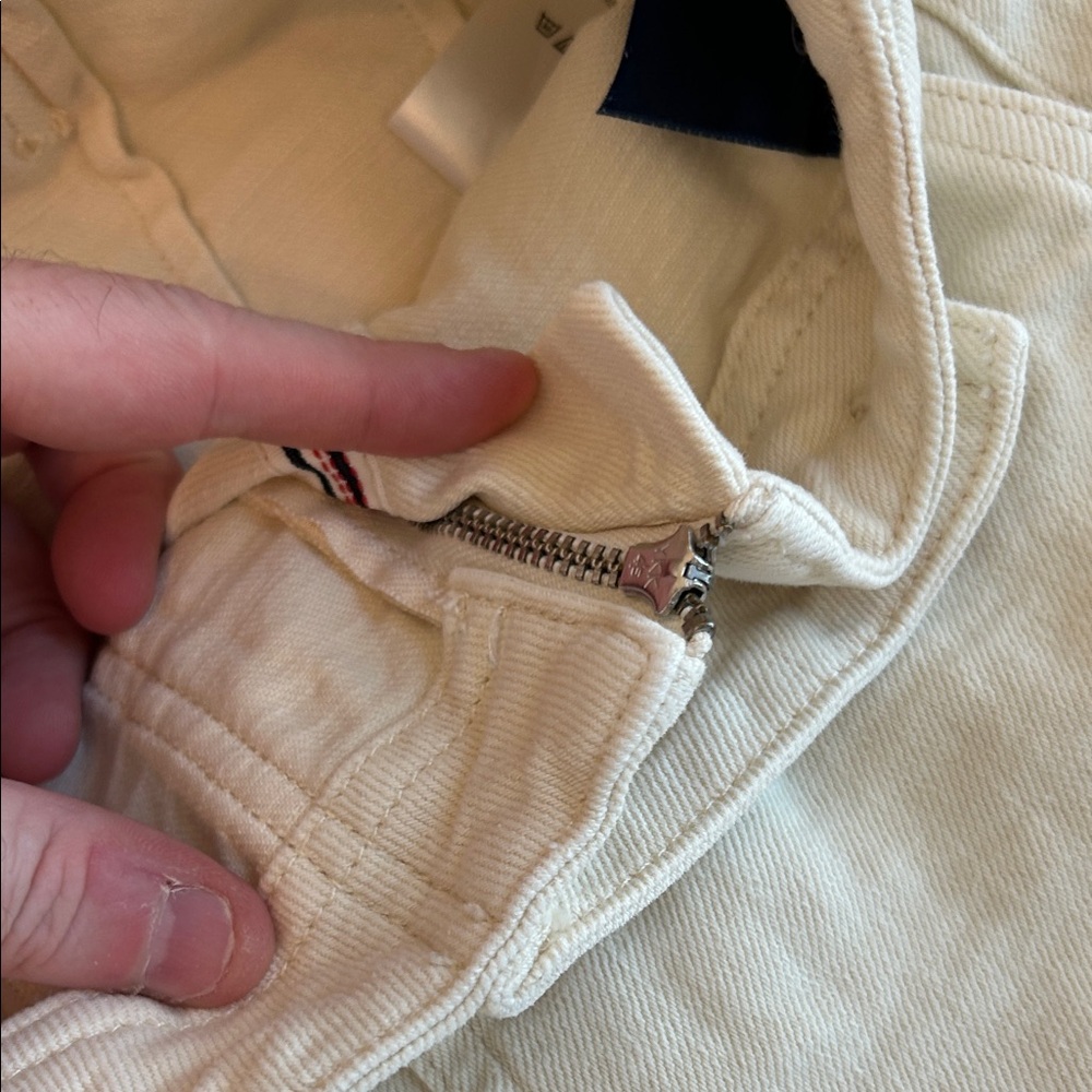 Pilcro Off-White Flare Jeans - Picture 7 of 12
